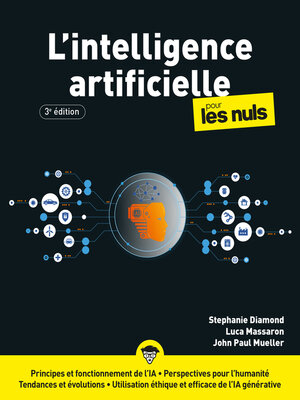 cover image of L'Intelligence artificielle pour les Nuls--3e édition